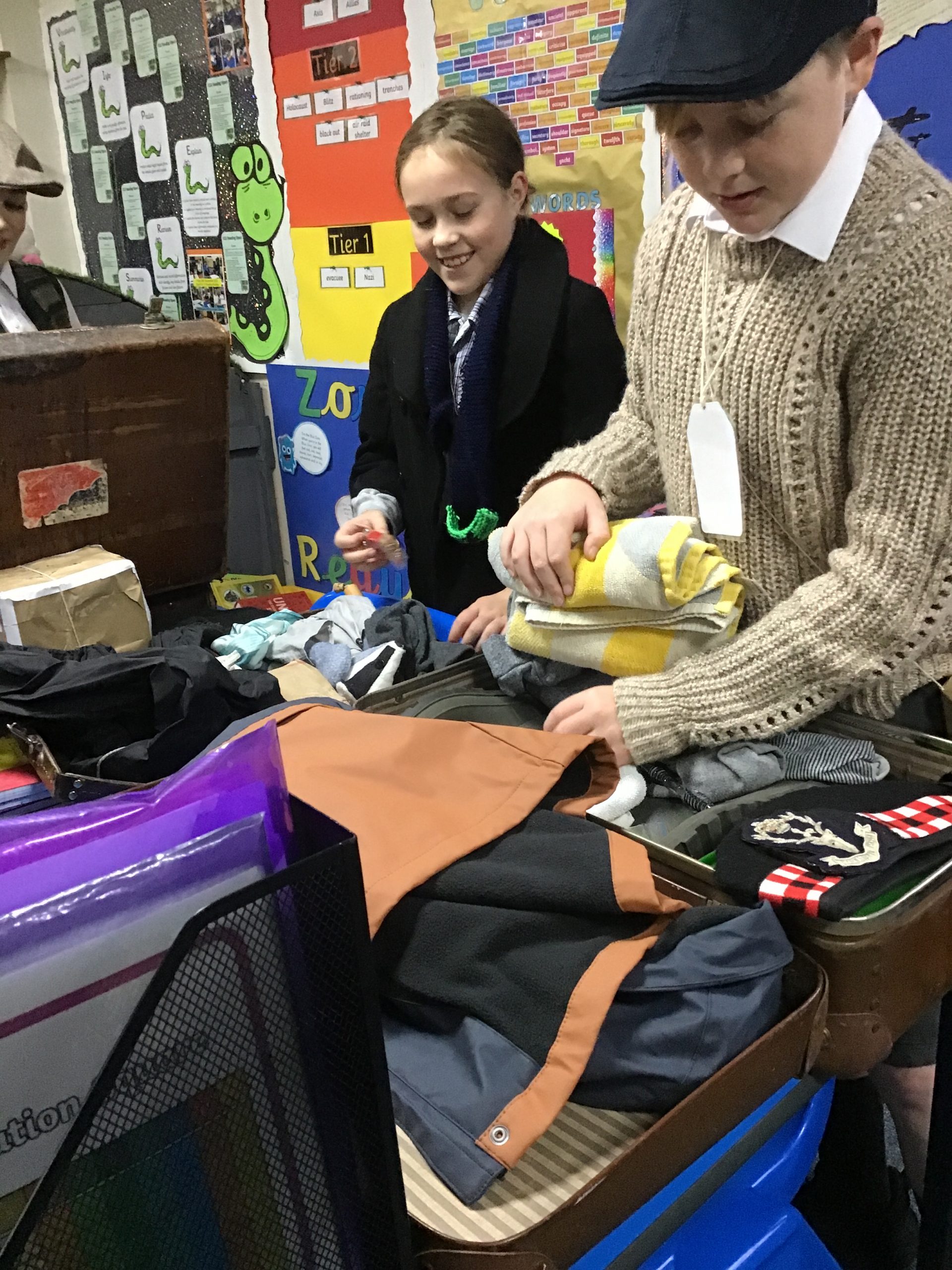 Year 6 children gather for evacuation! – Penpol Primary School