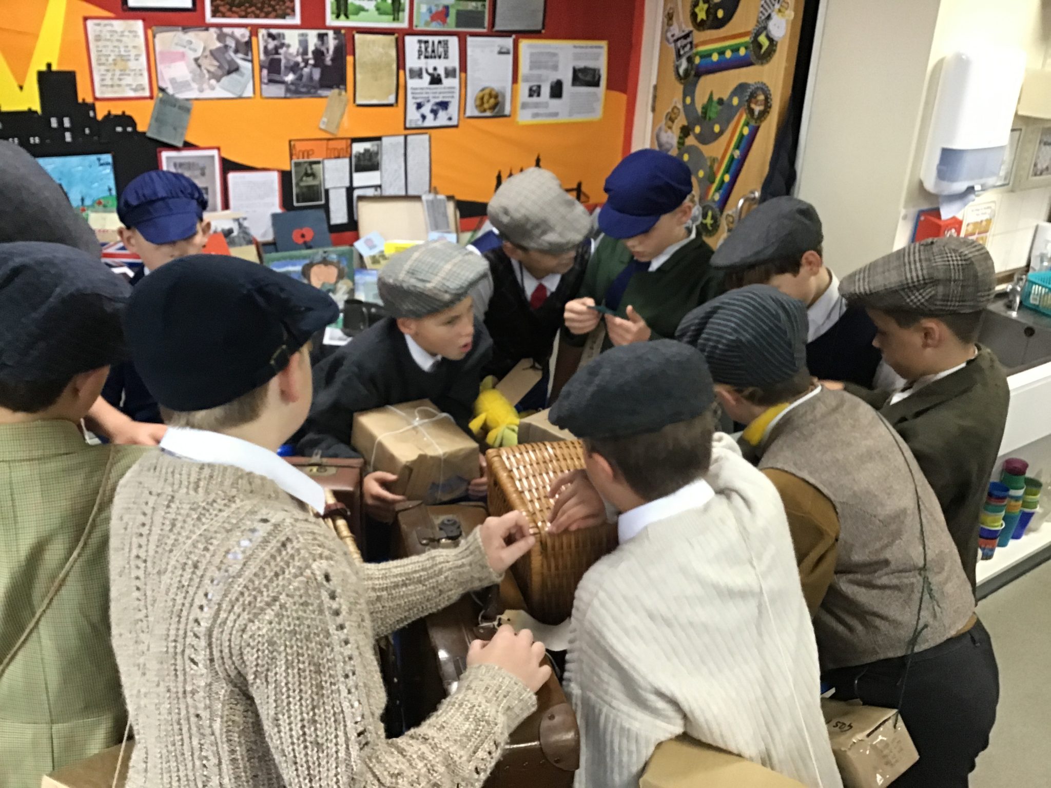 Year 6 children gather for evacuation! – Penpol Primary School