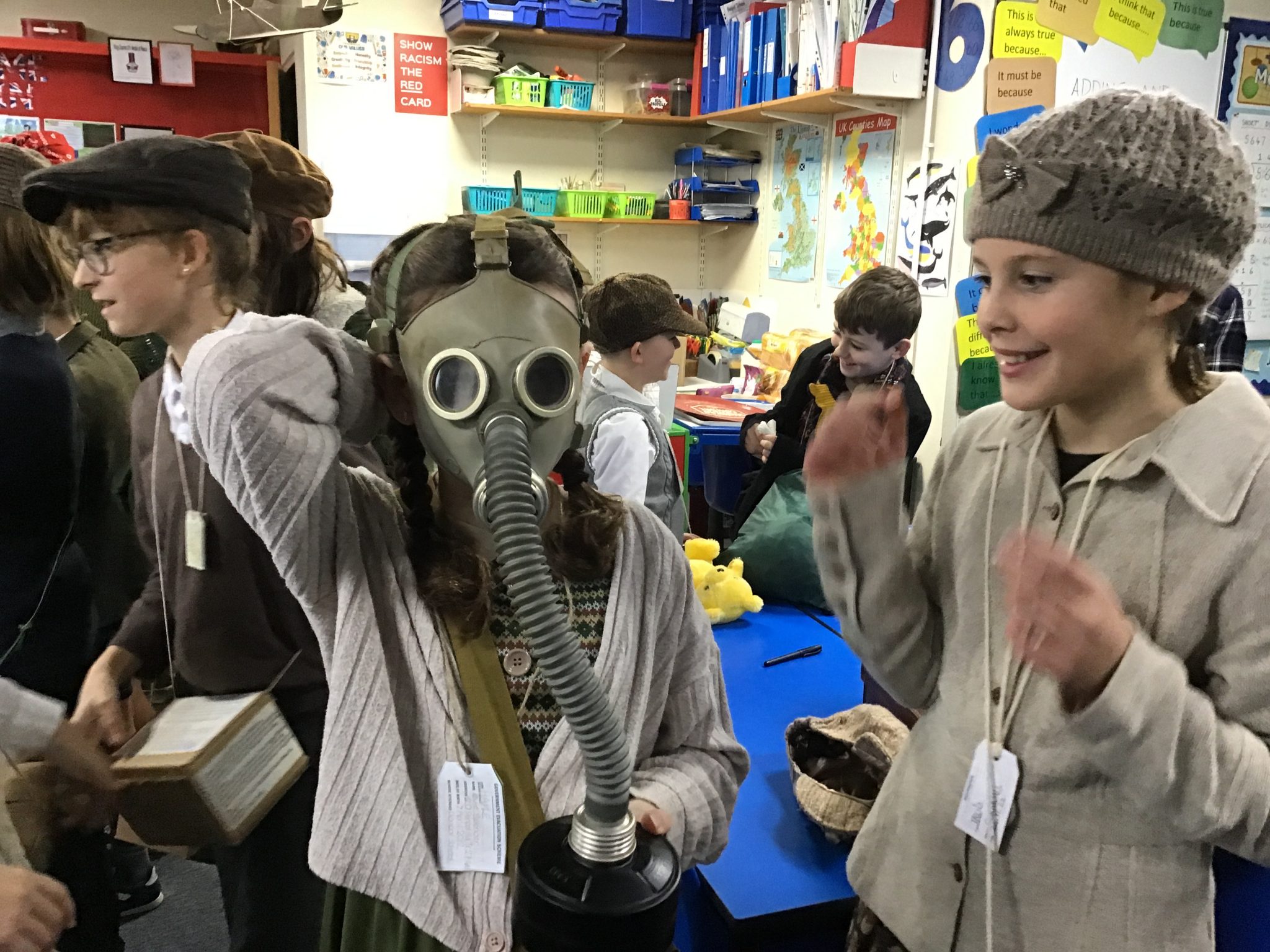 Year 6 children gather for evacuation! – Penpol Primary School