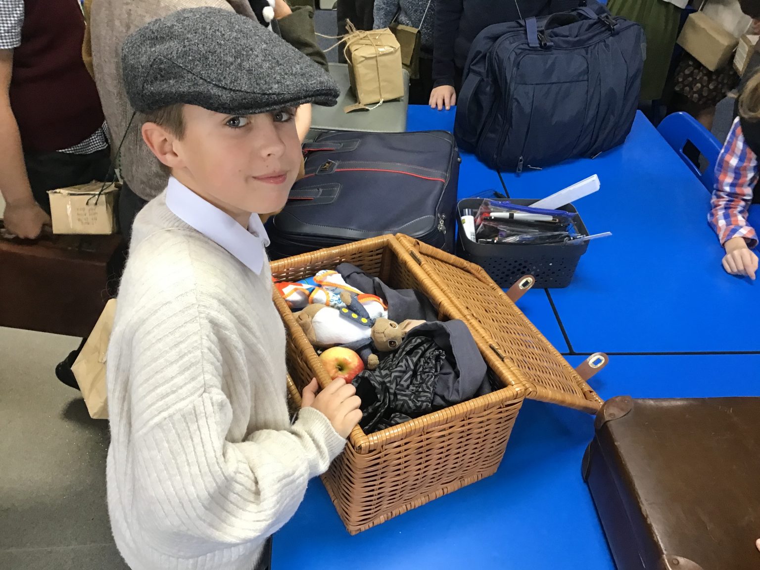 Year 6 children gather for evacuation! – Penpol Primary School
