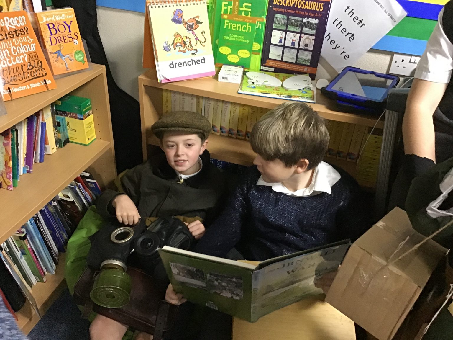 Year 6 children gather for evacuation! – Penpol Primary School